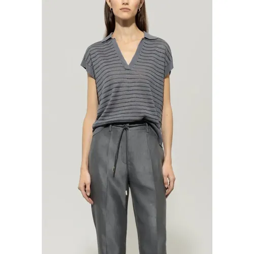 Knitwear > V-neck Knitwear - - Luisa Cerano - Modalova