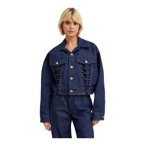Jackets > Denim Jackets - - Jean Paul Gaultier - Modalova