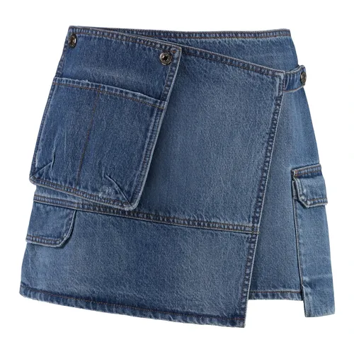 Skirts > Denim Skirts - - Msgm - Modalova