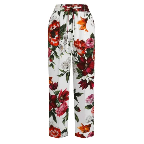 Trousers > Straight Trousers - - Dolce & Gabbana - Modalova