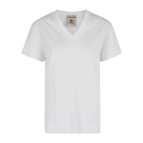 Tops > T-Shirts - - Semicouture - Modalova