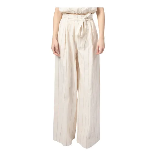 Trousers > Wide Trousers - - Manila Grace - Modalova