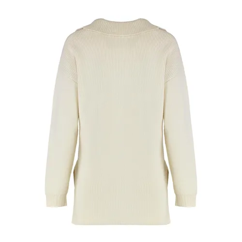Knitwear > V-neck Knitwear - - Elisabetta Franchi - Modalova
