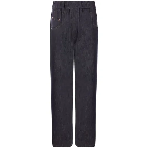 Trousers > Straight Trousers - - Brunello Cucinelli - Modalova