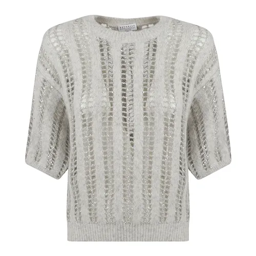 Knitwear > Round-neck Knitwear - - Brunello Cucinelli - Modalova