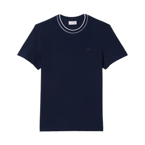 Lacoste - Tops > T-Shirts - Blue - Lacoste - Modalova