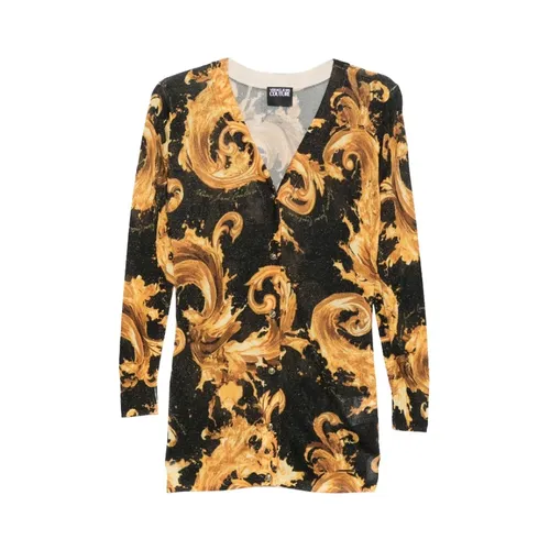 Knitwear > Cardigans - - Versace Jeans Couture - Modalova