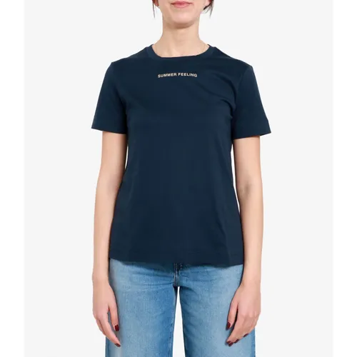 Max Mara - Tops > T-Shirts - Blue - Max Mara - Modalova