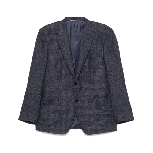 Canali - Jackets > Blazers - Blue - Canali - Modalova