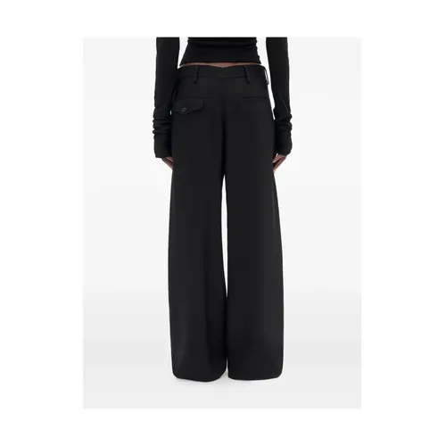 Trousers > Wide Trousers - - Ann Demeulemeester - Modalova