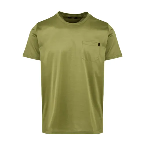 Moorer - Tops > T-Shirts - Green - Moorer - Modalova