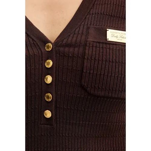 Tops > Polo Shirts - - Elisabetta Franchi - Modalova