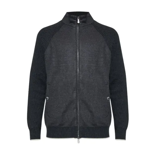 Sweatshirts & Hoodies > Zip-throughs - - Eleventy - Modalova