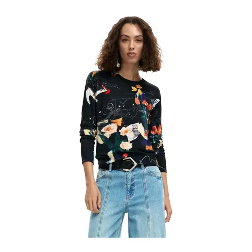 Knitwear > Round-neck Knitwear - - Desigual - Modalova