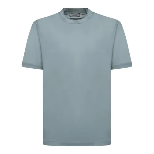 Canali - Tops > T-Shirts - Blue - Canali - Modalova