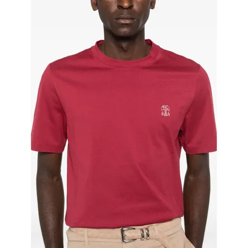 Tops > T-Shirts - - Brunello Cucinelli - Modalova