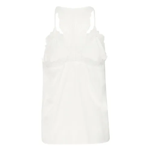 Tops > Sleeveless Tops - - Cream - Modalova