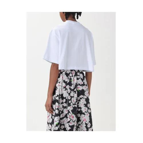 Msgm - Tops > T-Shirts - White - Msgm - Modalova