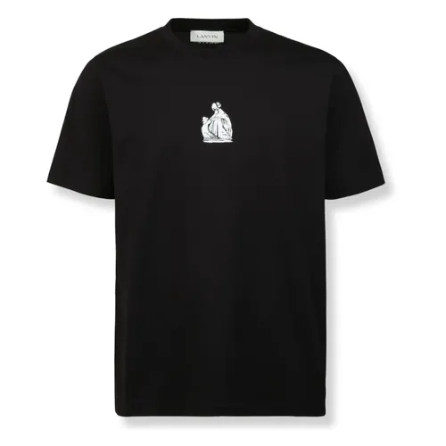 Lanvin - Tops > T-Shirts - Black - Lanvin - Modalova