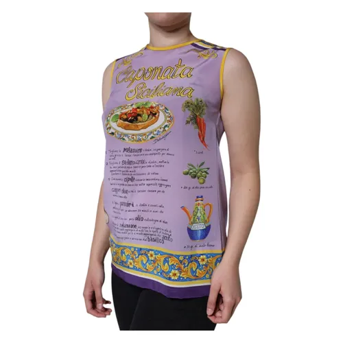 Tops > Sleeveless Tops - - Dolce & Gabbana - Modalova