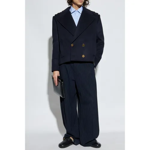 Coats > Double-Breasted Coats - - Balmain - Modalova