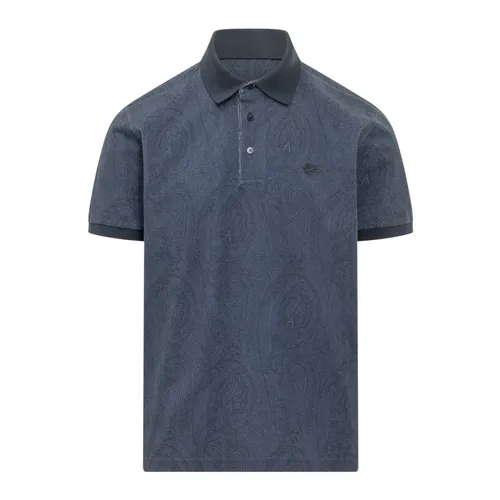Etro - Tops > Polo Shirts - Blue - Etro - Modalova