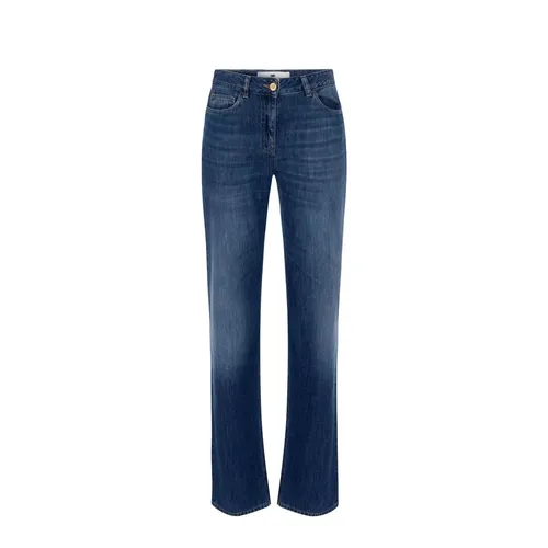 Jeans > Straight Jeans - - Elisabetta Franchi - Modalova