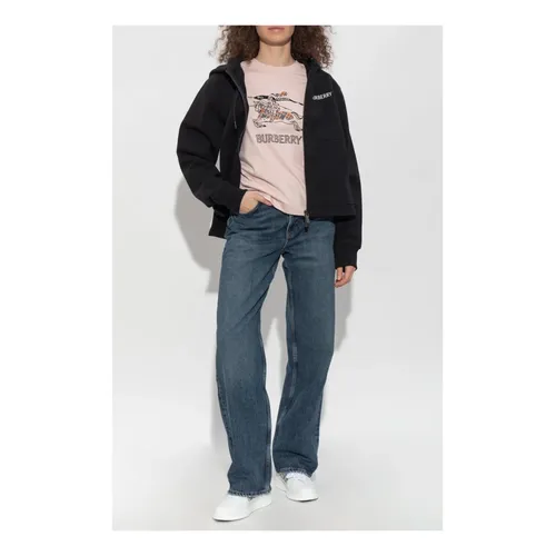 Burberry - Tops > T-Shirts - Pink - Burberry - Modalova