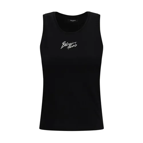 Tops > Sleeveless Tops - - Balmain - Modalova