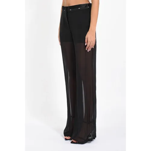 Trousers > Wide Trousers - - Msgm - Modalova