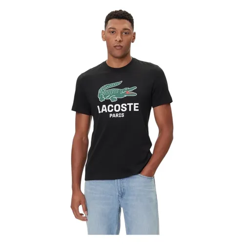 Lacoste - Tops > T-Shirts - Black - Lacoste - Modalova