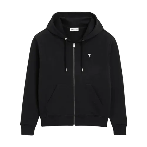 Sweatshirts & Hoodies > Zip-throughs - - Ami Paris - Modalova