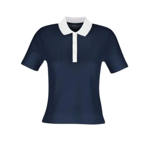 Fay - Tops > Polo Shirts - Blue - Fay - Modalova