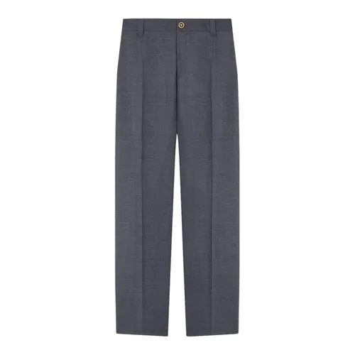 Trousers > Straight Trousers - - Versace - Modalova