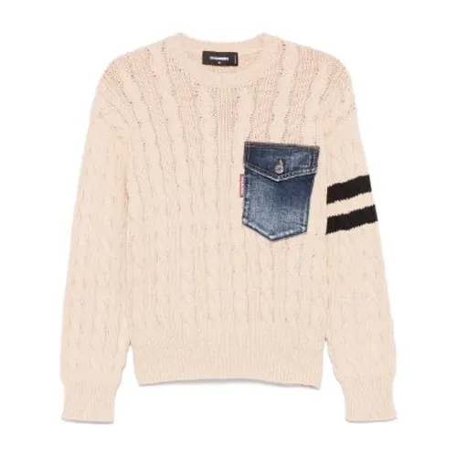 Knitwear > Round-neck Knitwear - - Dsquared2 - Modalova