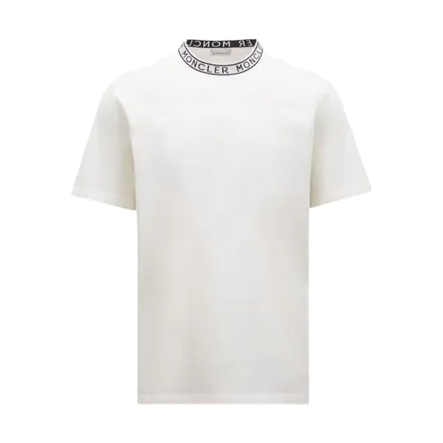 Moncler - Tops > T-Shirts - White - Moncler - Modalova
