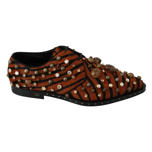 Shoes > Flats > Laced Shoes - - Dolce & Gabbana - Modalova