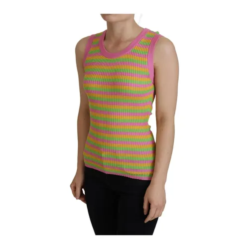 Tops > Sleeveless Tops - - Dolce & Gabbana - Modalova