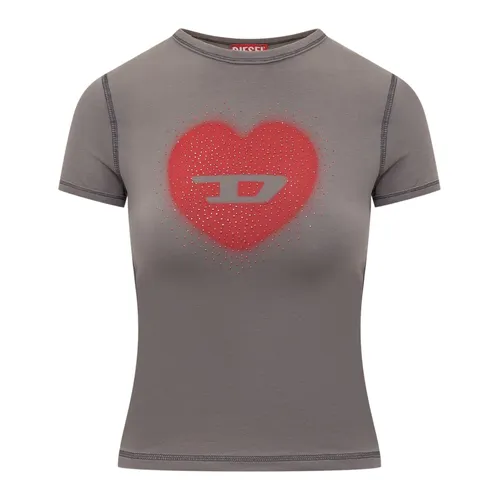 Diesel - Tops > T-Shirts - Gray - Diesel - Modalova