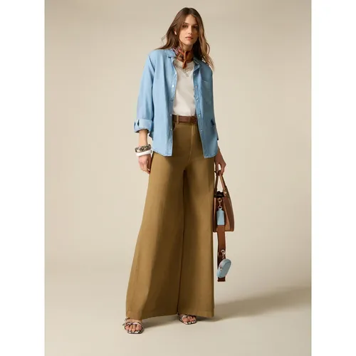 Trousers > Wide Trousers - - Oltre - Modalova