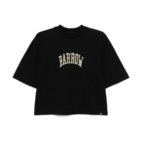 Barrow - Tops > T-Shirts - Black - Barrow - Modalova