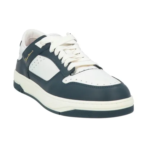 Santoni - Shoes > Sneakers - Blue - Santoni - Modalova