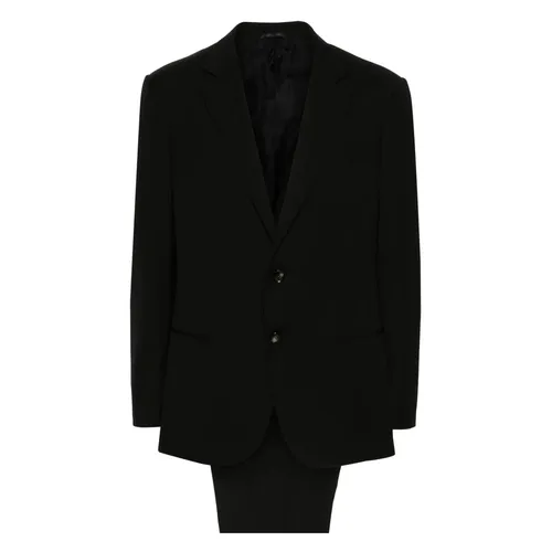 Suits > Suit Sets > Single Breasted Suits - - Giorgio Armani - Modalova
