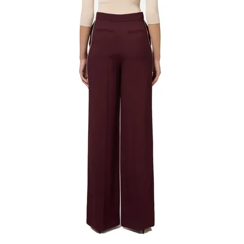 Trousers > Wide Trousers - - Elisabetta Franchi - Modalova