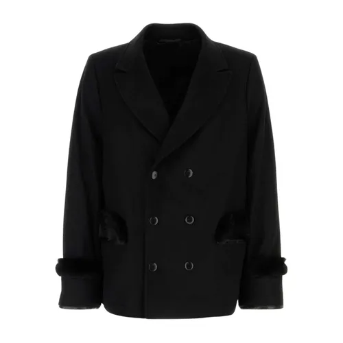 Coats > Double-Breasted Coats - - Random Identities - Modalova