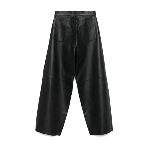 Trousers > Leather Trousers - - Haikure - Modalova