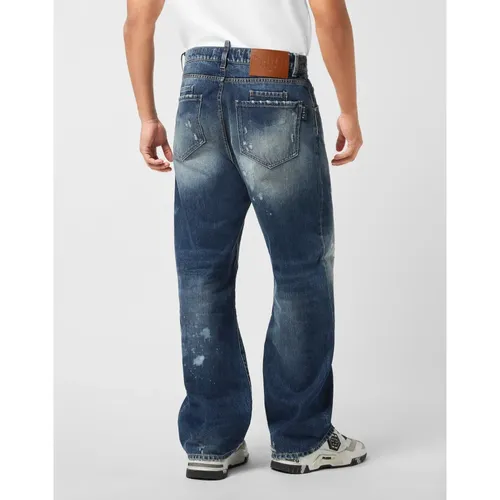 Jeans > Straight Jeans - - Philipp Plein - Modalova