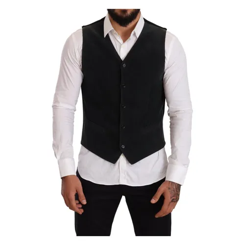 Suits > Suit Vests - - Dolce & Gabbana - Modalova