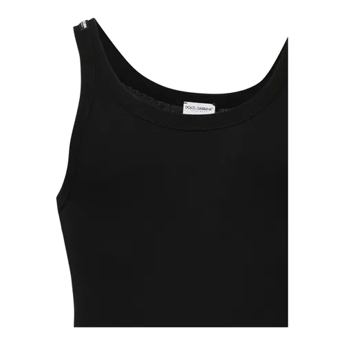 Tops > Sleeveless Tops - - Dolce & Gabbana - Modalova