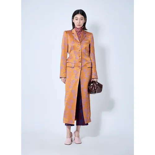 Coats > Single-Breasted Coats - - Dries Van Noten - Modalova